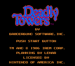 Deadly Towers - NES - USA.png