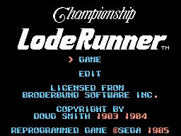 Championship Lode Runner - SG1 - Japan.png